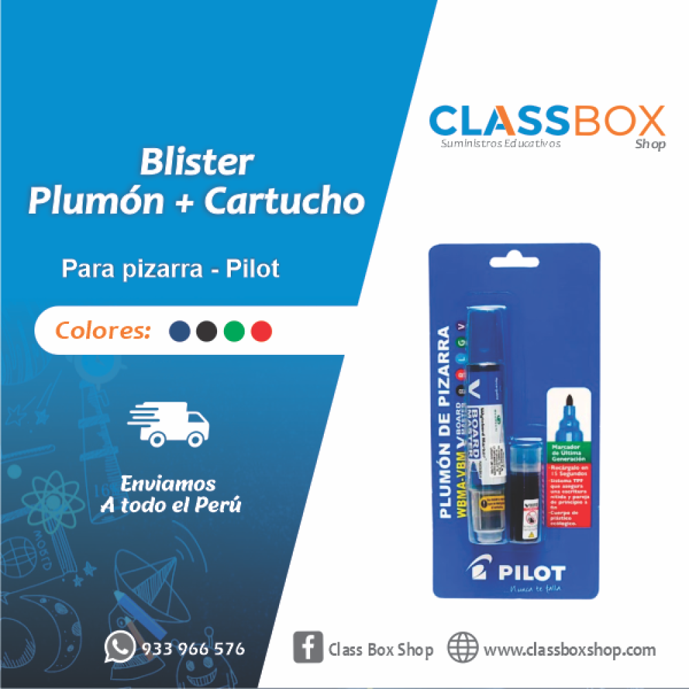 blister plumon y cartucho pilot - imagen - web